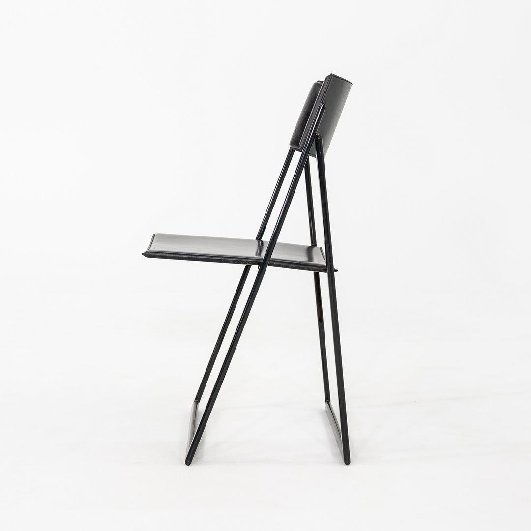 1980s Set of 6 A. Ricciardi & G. Salvini for Matteo Grassi Garina Dining Chairs For Sale 1