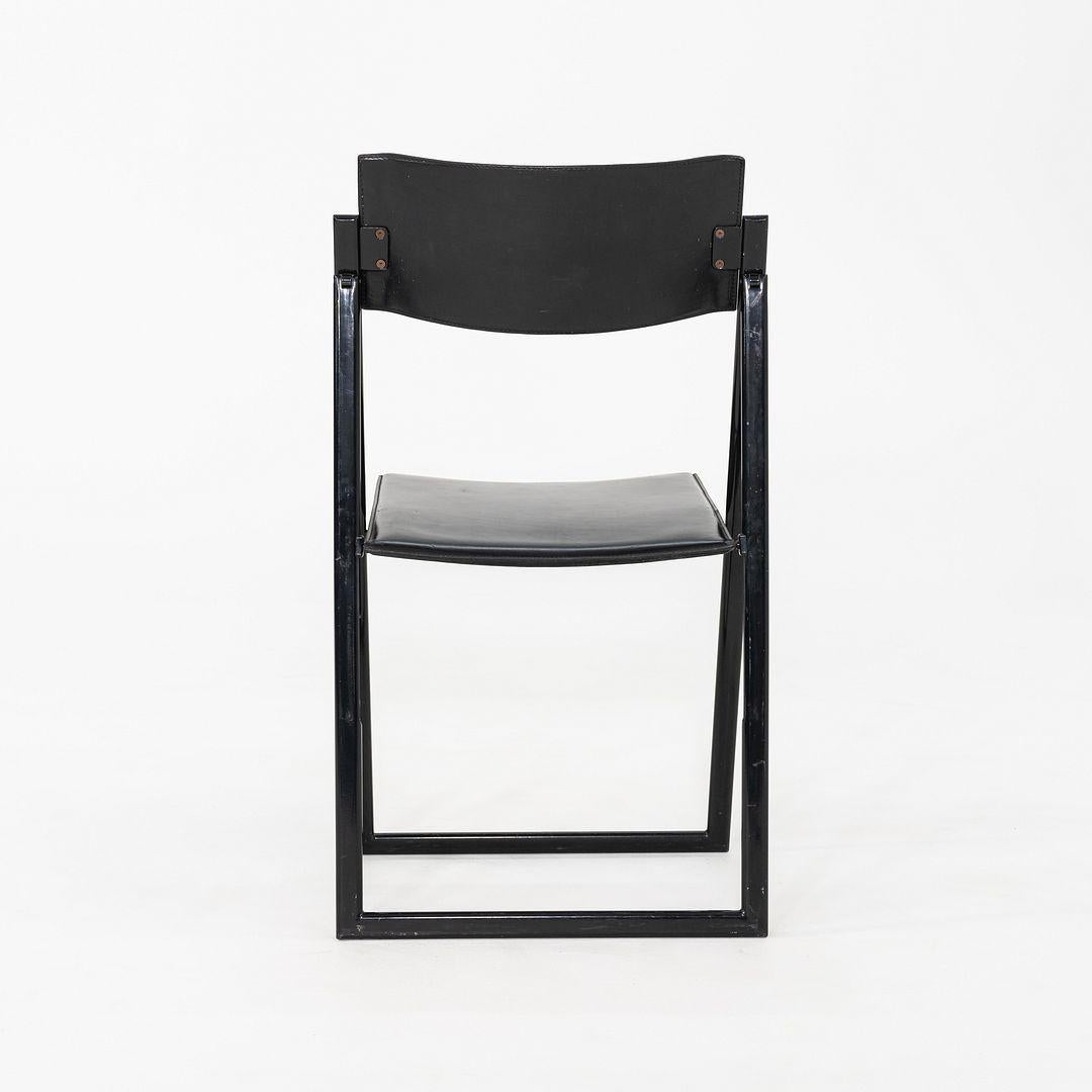 1980s Set of 6 A. Ricciardi & G. Salvini for Matteo Grassi Garina Dining Chairs For Sale 2
