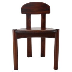 1980s Set of 8 Solid Pine Tree Dining Chairs