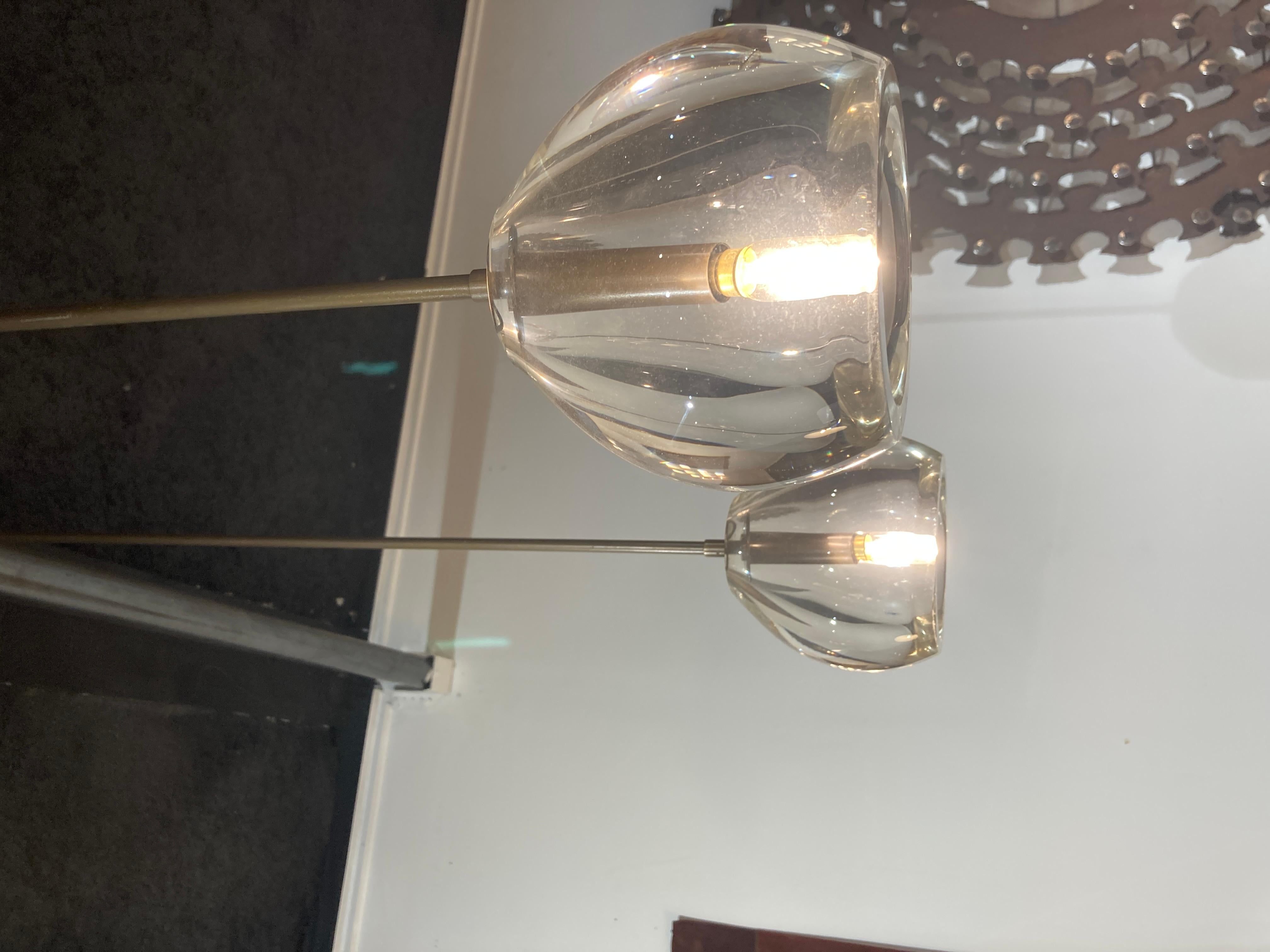 Juego de cinco lámparas de techo de cristal de Murano de los años 80 en venta 1