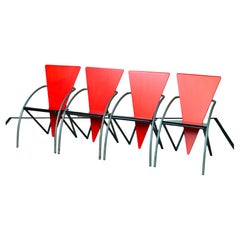1980s Set of Four Dining / Office Chairs By Klaus Wettergren