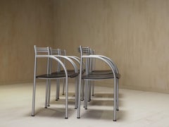 1980's Set of Francesca Spanish chairs by Phillippe Starck