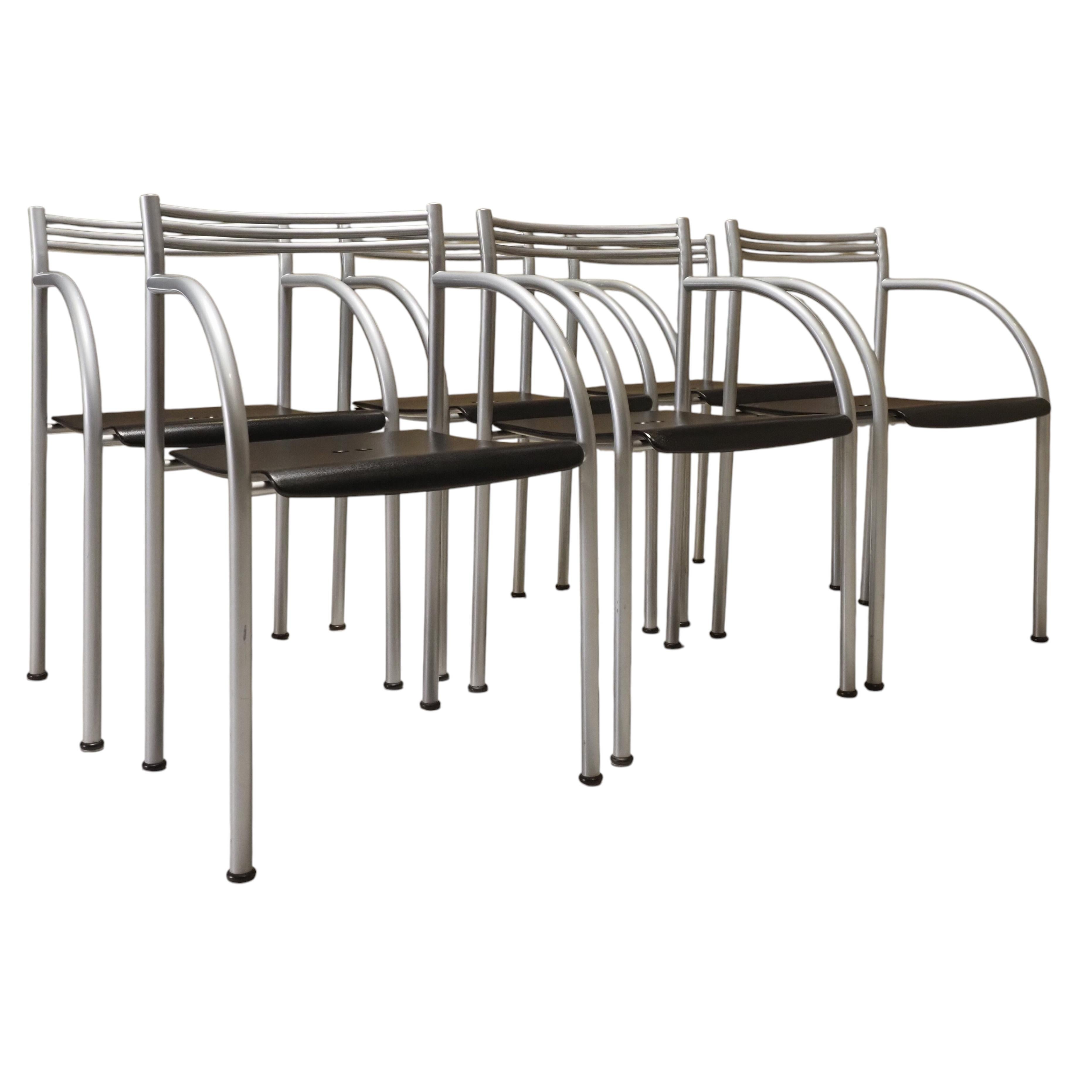 1980's Set of Francesca Spanish chairs by Phillippe Starck For Sale