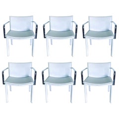 1980s Set of Six Contemporary Modern Milo Baughman Safari Chairs