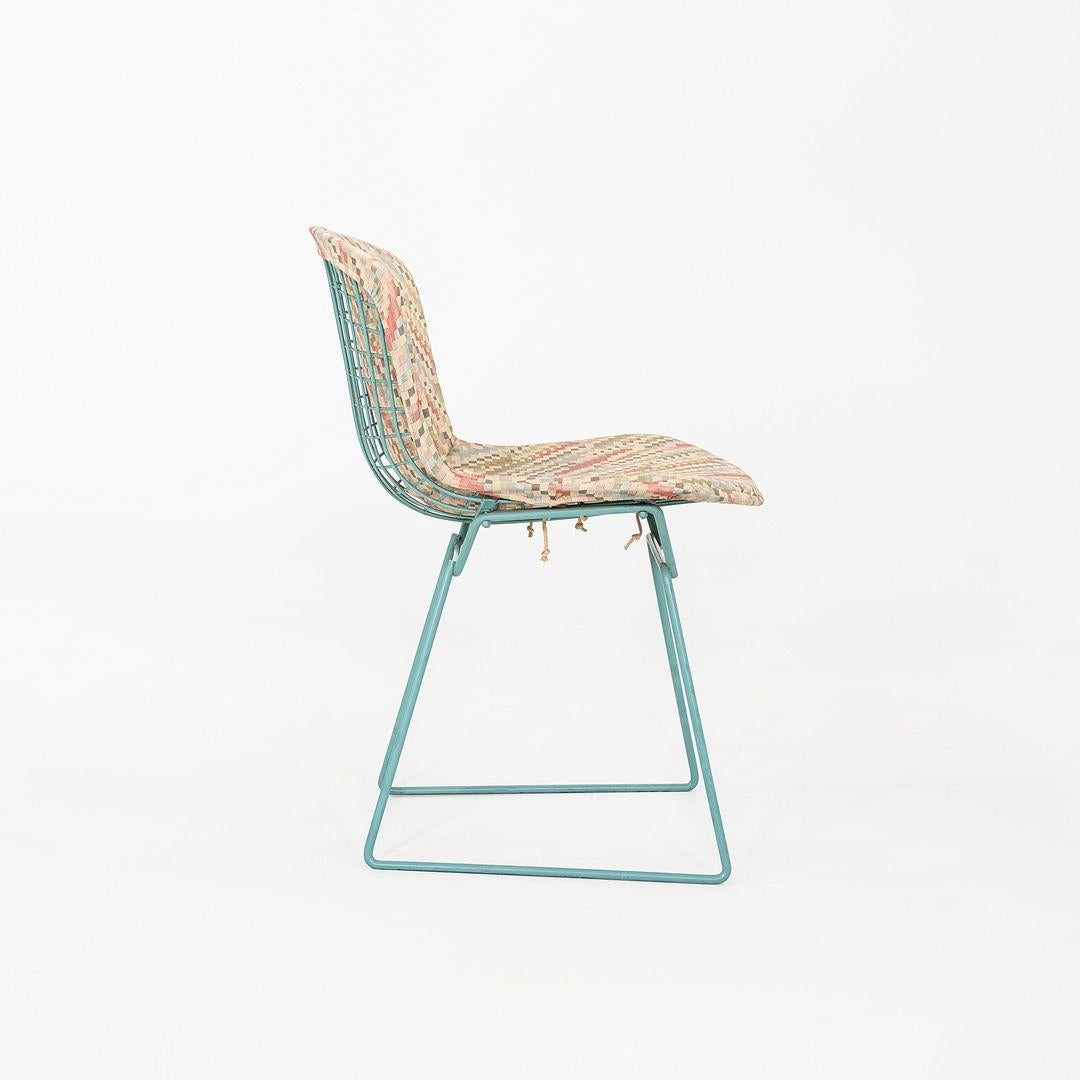 Set di sei sedie da pranzo degli anni '80 di Harry Bertoia per Knoll con cuscini interi in vendita 4