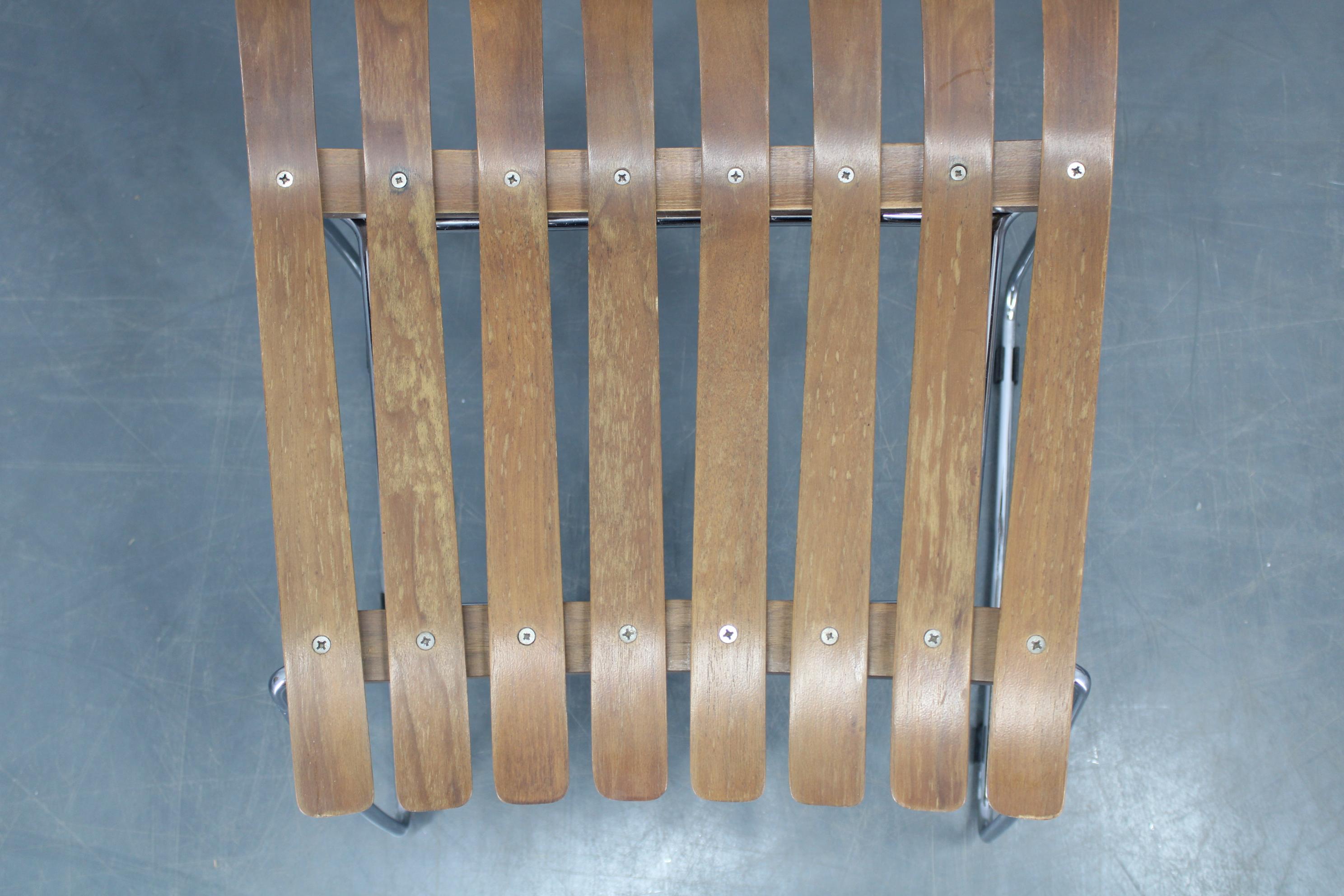Teak Set di sei sedie da pranzo scandinave in teak del 1980 in vendita