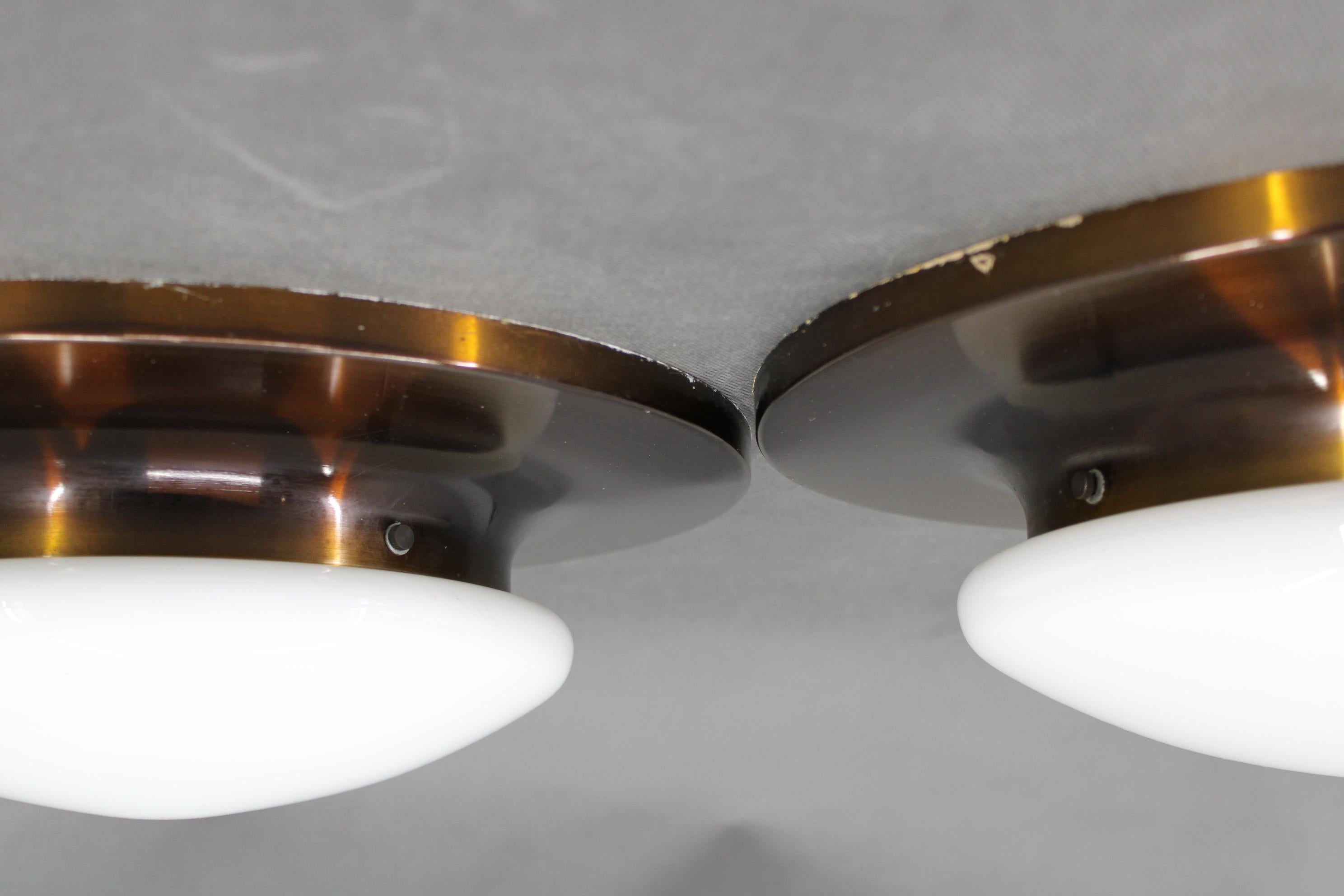 Inconnu 1980 Ensemble de trois Lights de style Art déco en vente