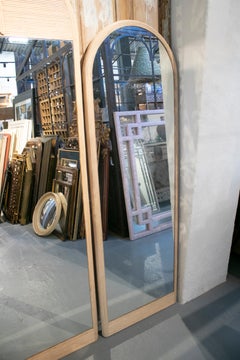 1980s Set of Three Designer Bamboo Mirrors