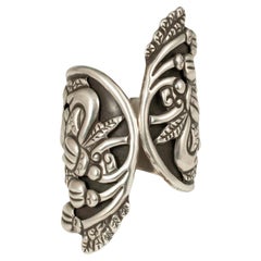 1980s Silver Clamper Bracelet, Taxco, Mexico