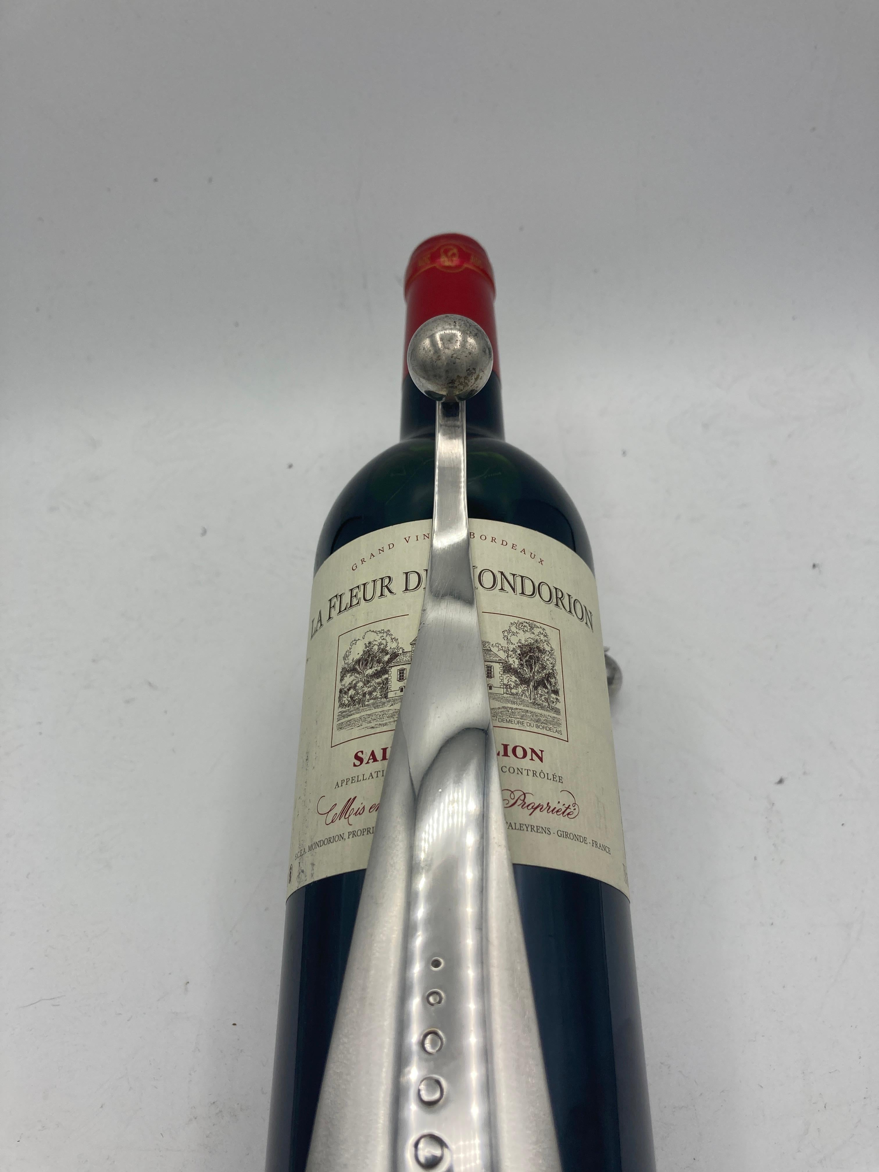 Enfriador de vino bañado en plata de los años 80 de Jean Boggio Francés en venta
