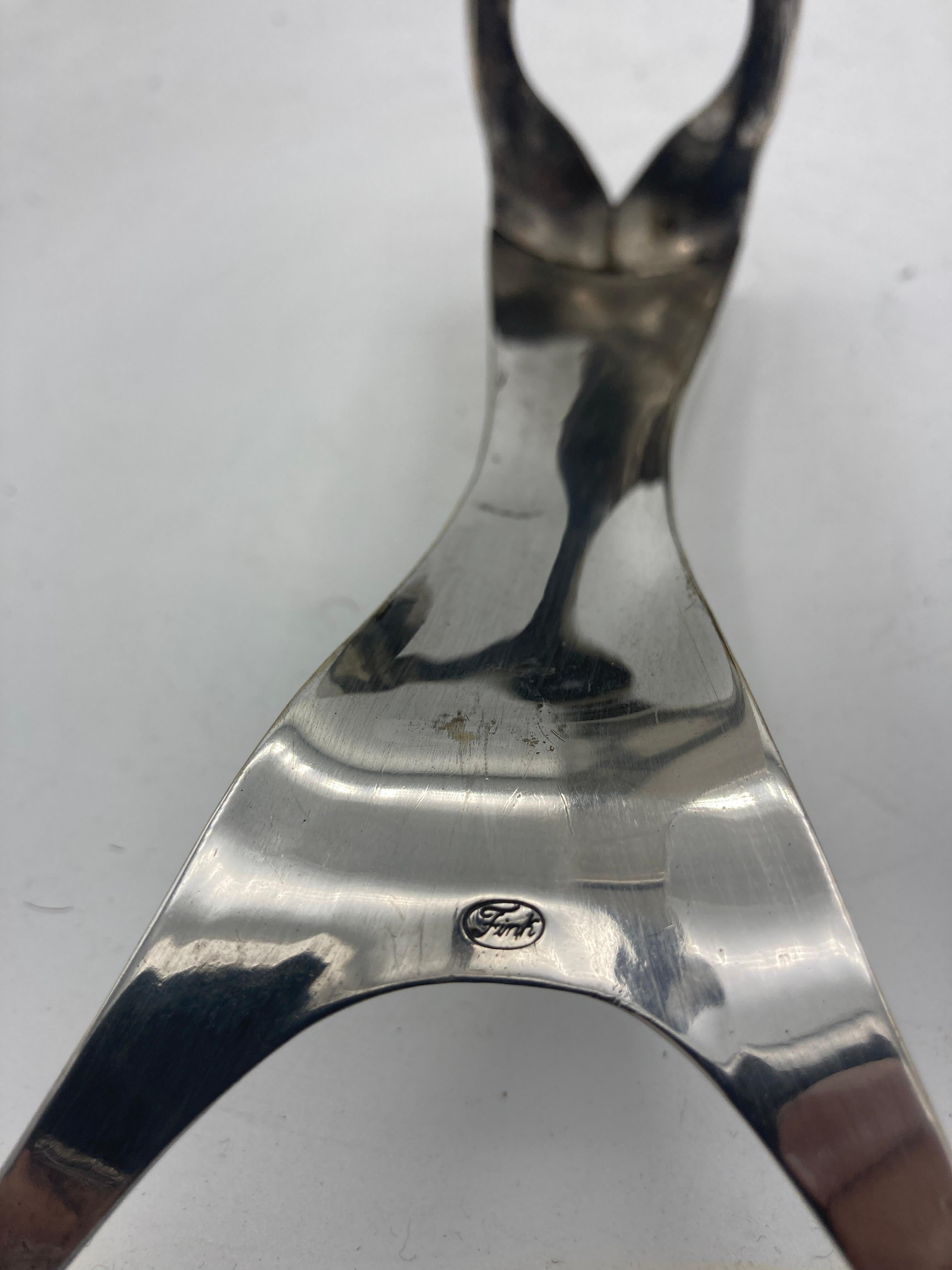 Enfriador de vino bañado en plata de los años 80 de Jean Boggio en venta 2