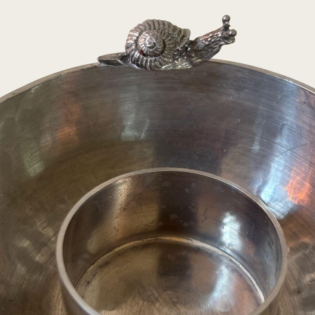 Fine XX secolo Piatto ad anello a forma di lumaca del 1980 / Porta tealight in vendita