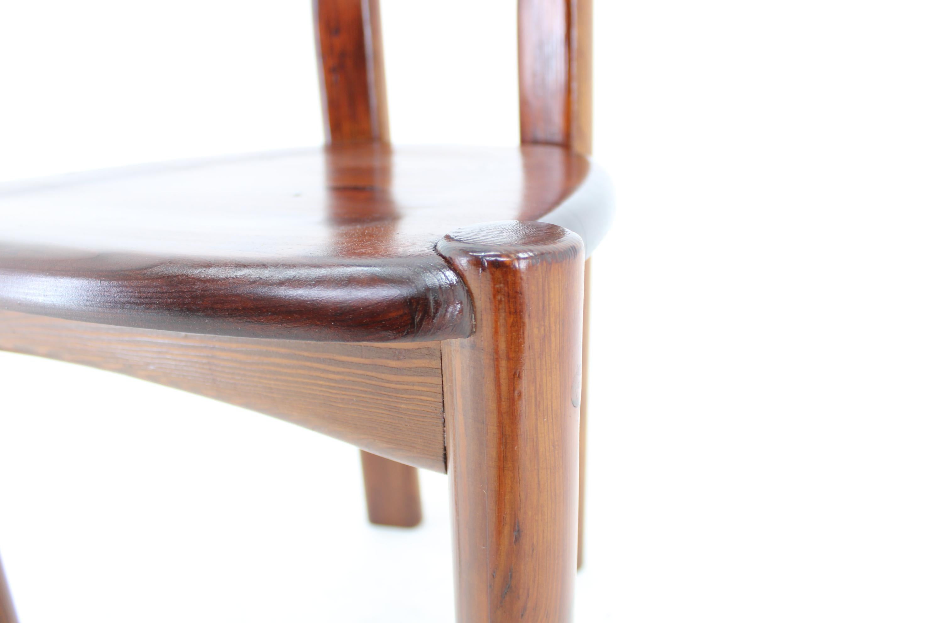 1980s Solid Pine Tree Dining Chair, 10pieces available For Sale 5