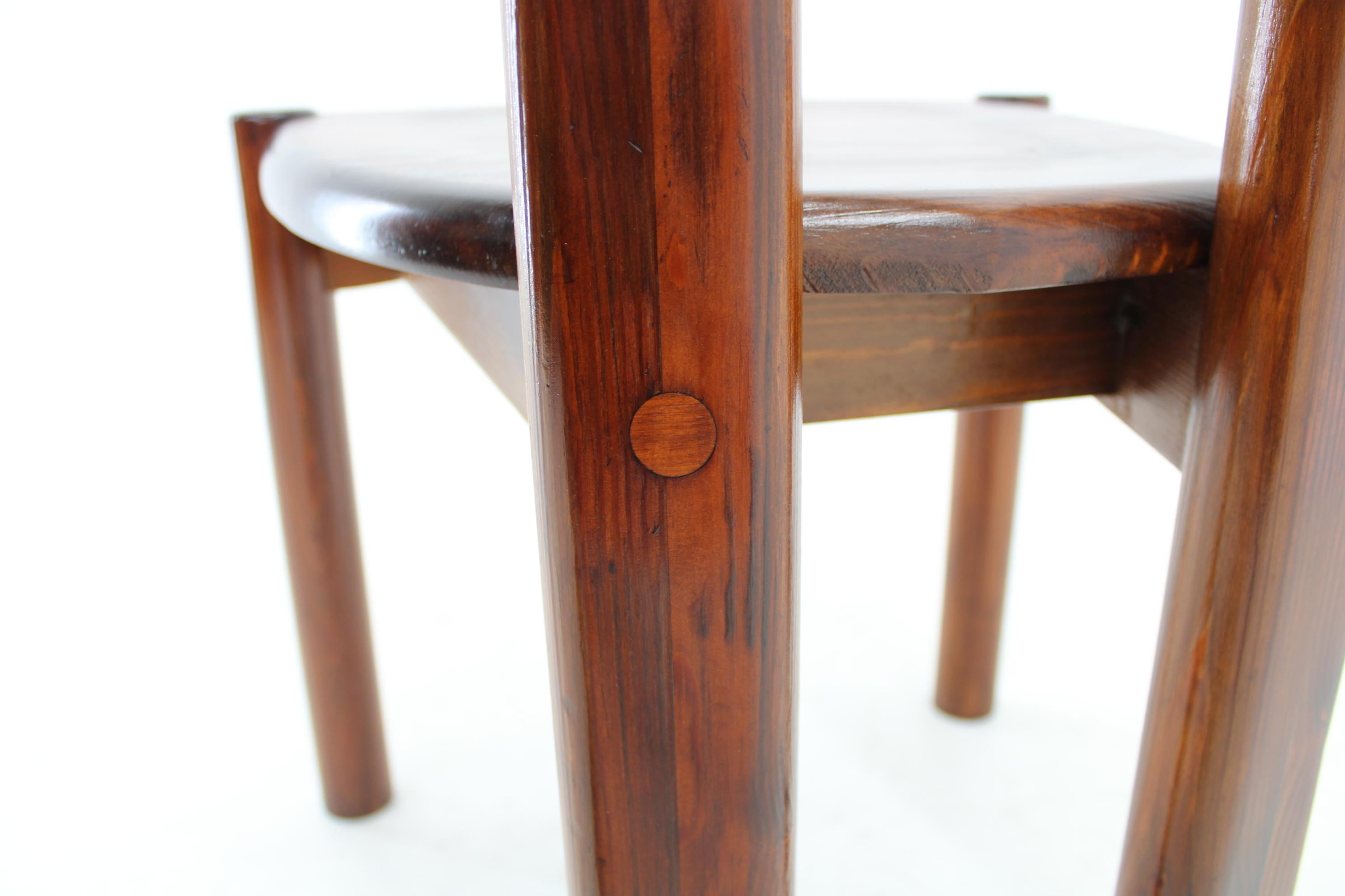 1980s Solid Pine Tree Dining Chair, 10pieces available For Sale 6