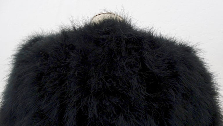 Spring/Summer 1995 Sonia Rykiel Marabou Feather Suit
