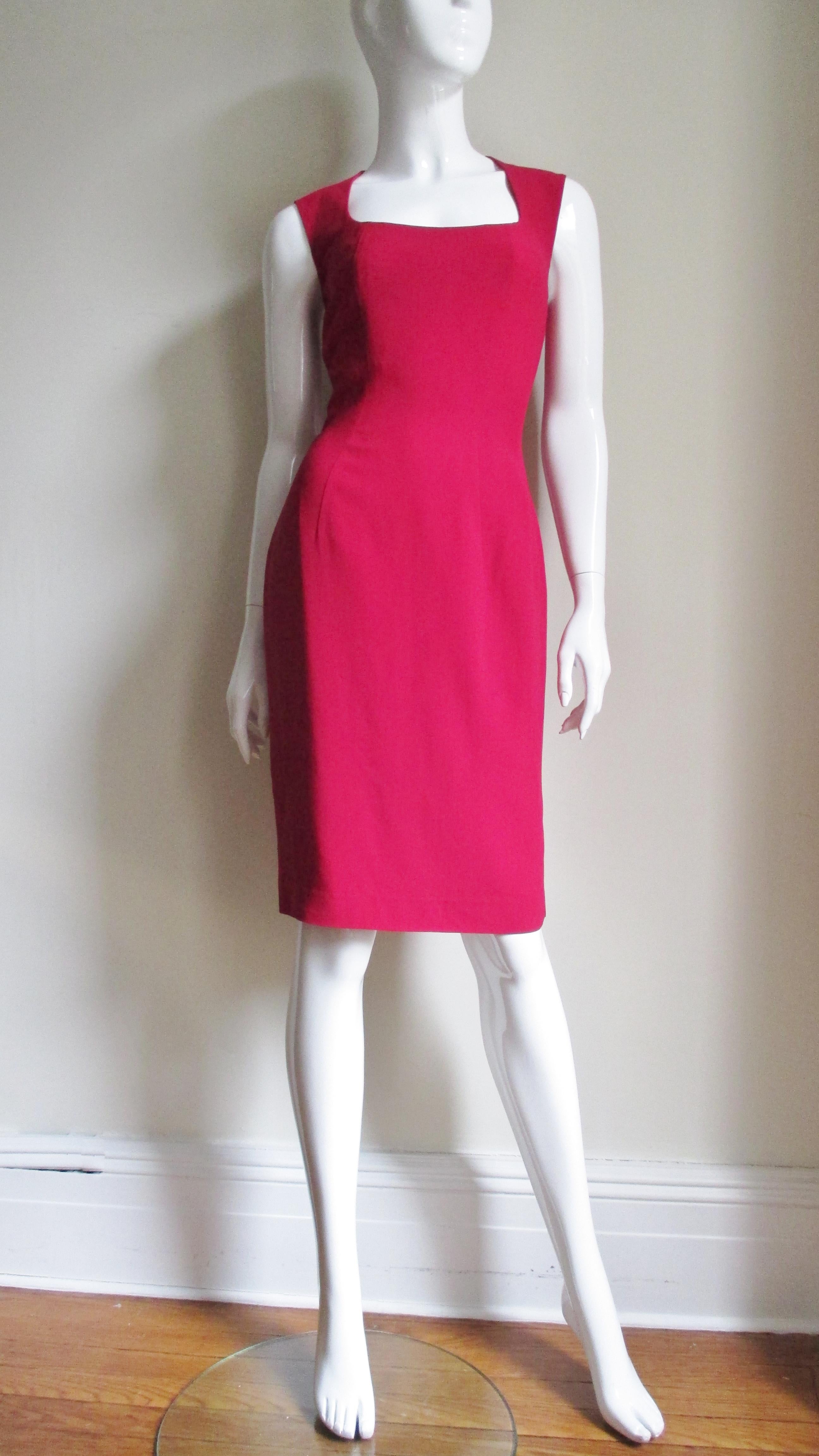 Women's Sophie Stibon Dress with Back Cut outs 1980s For Sale