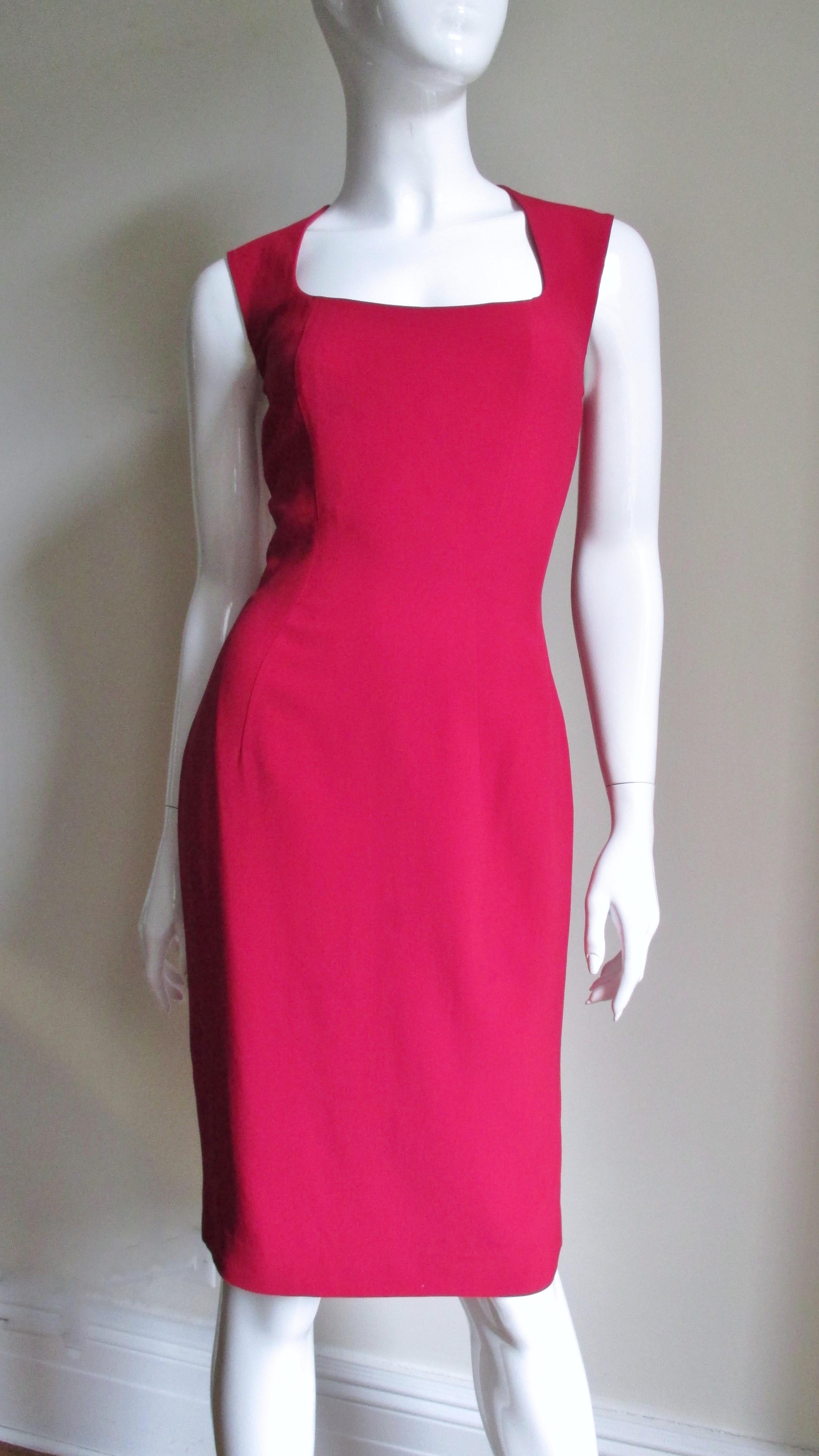 1980s Sophie Stibon Cutout Cross and Circle Dress In Good Condition In Water Mill, NY