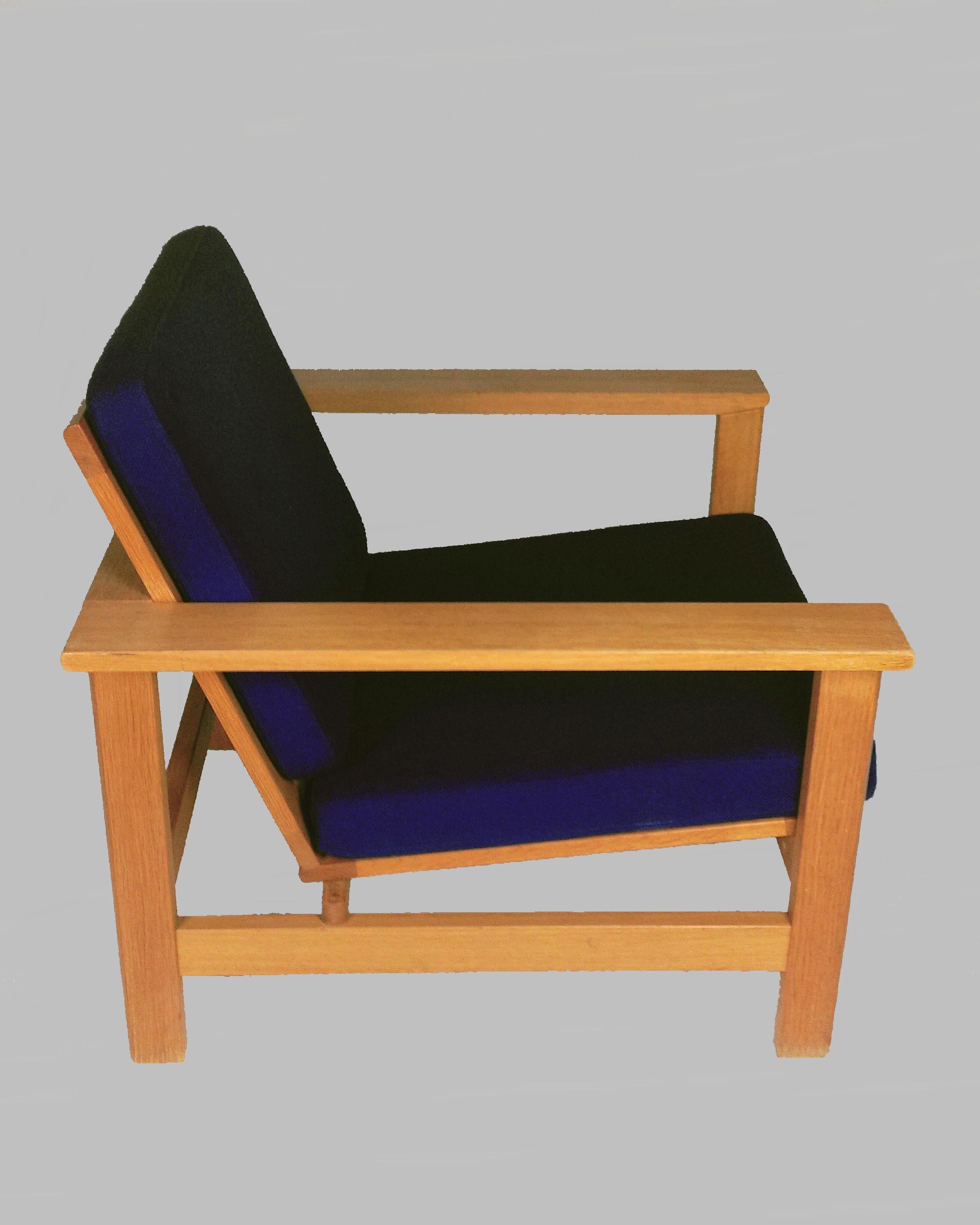 1980s Soren Holst Danish Lounge/Easy Chair in Oak by Fredericia Furniture 4
