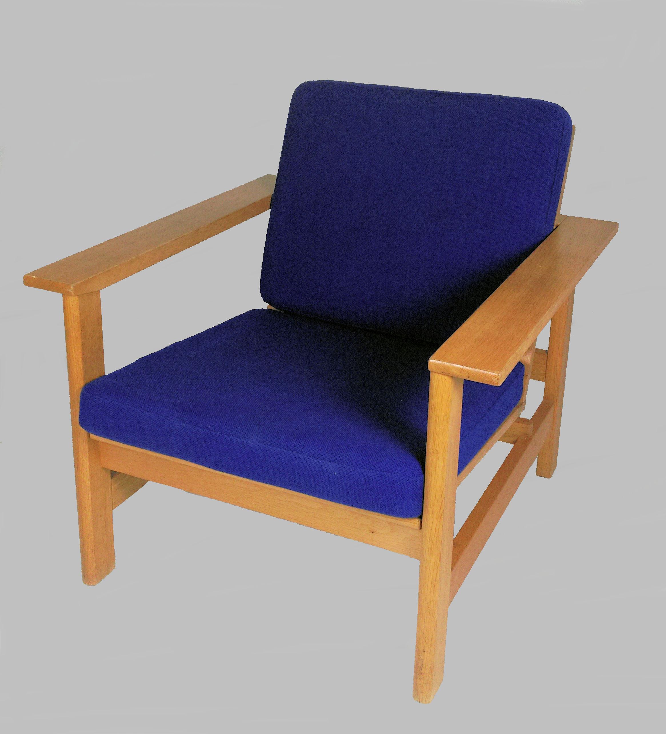 Late 20th Century 1980s Soren Holst Danish Lounge/Easy Chair in Oak by Fredericia Furniture
