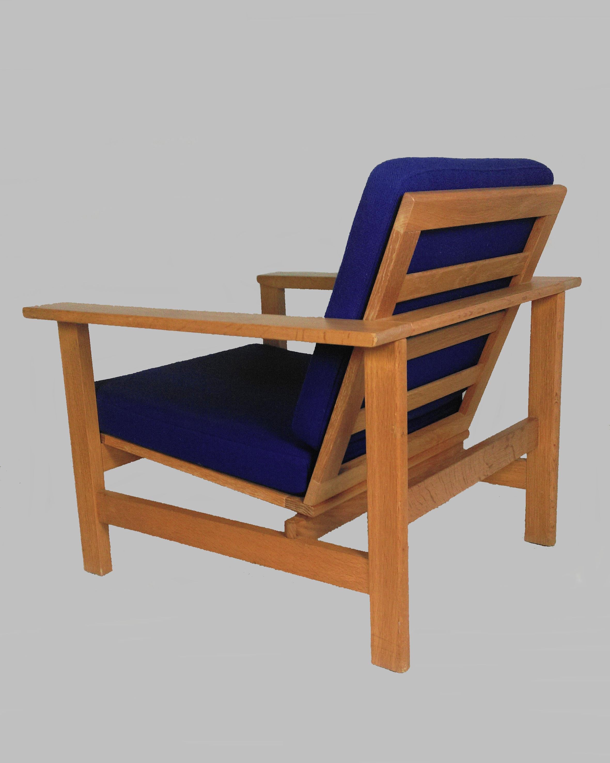 1980s Soren Holst Danish Lounge/Easy Chair in Oak by Fredericia Furniture 1