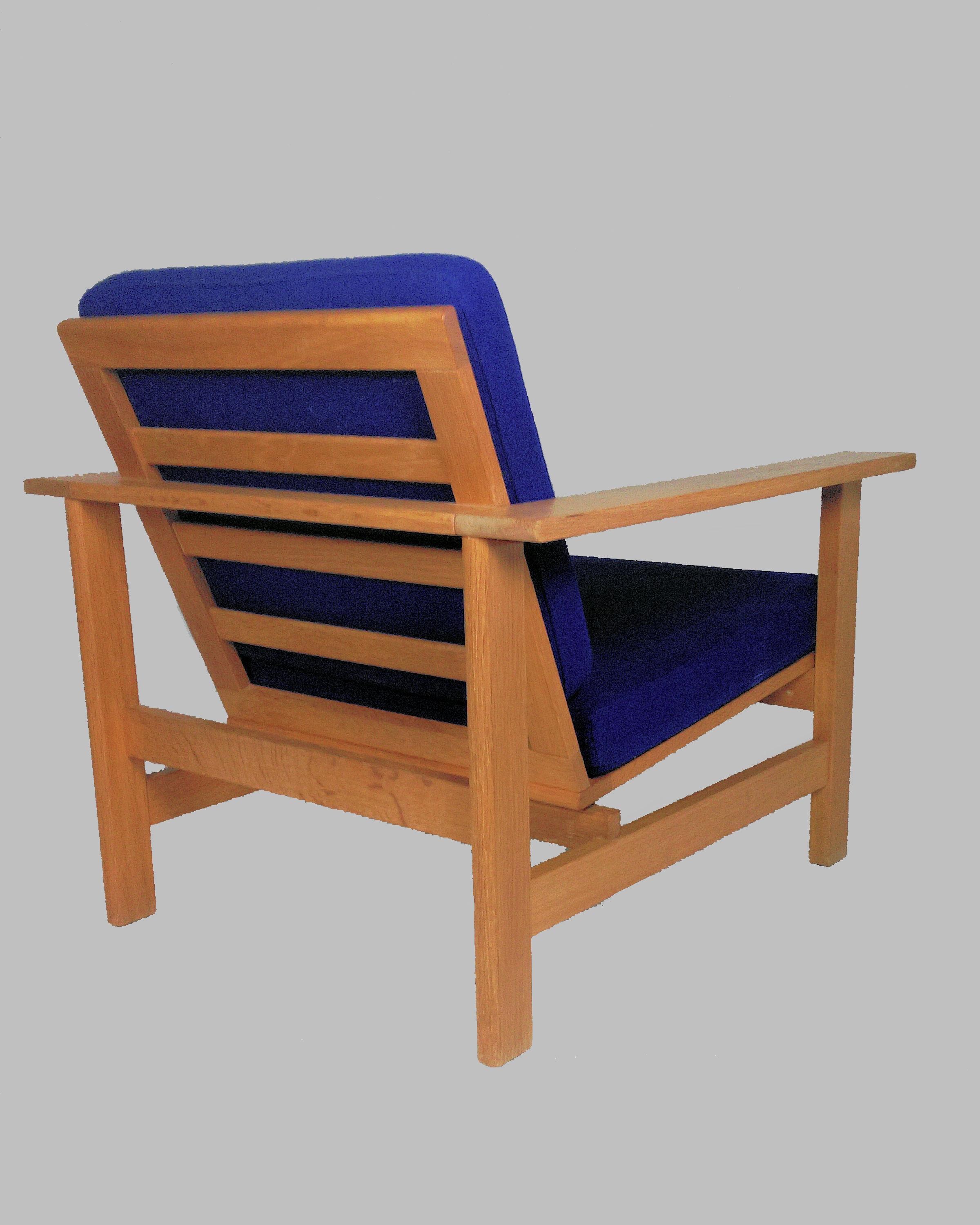 1980s Soren Holst Danish Lounge/Easy Chair in Oak by Fredericia Furniture 3