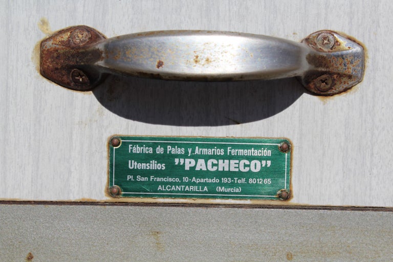 1980s Spanish Bakery Work Table with Steel Legs For Sale ...