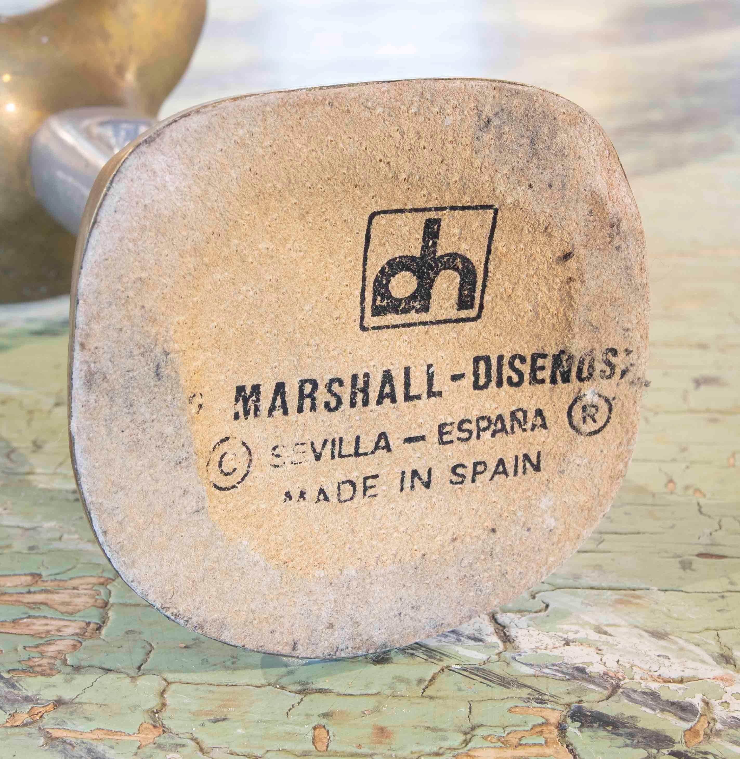 1980er Jahre Spanische Bronze-Tischskulptur von David Marshall  im Angebot 8