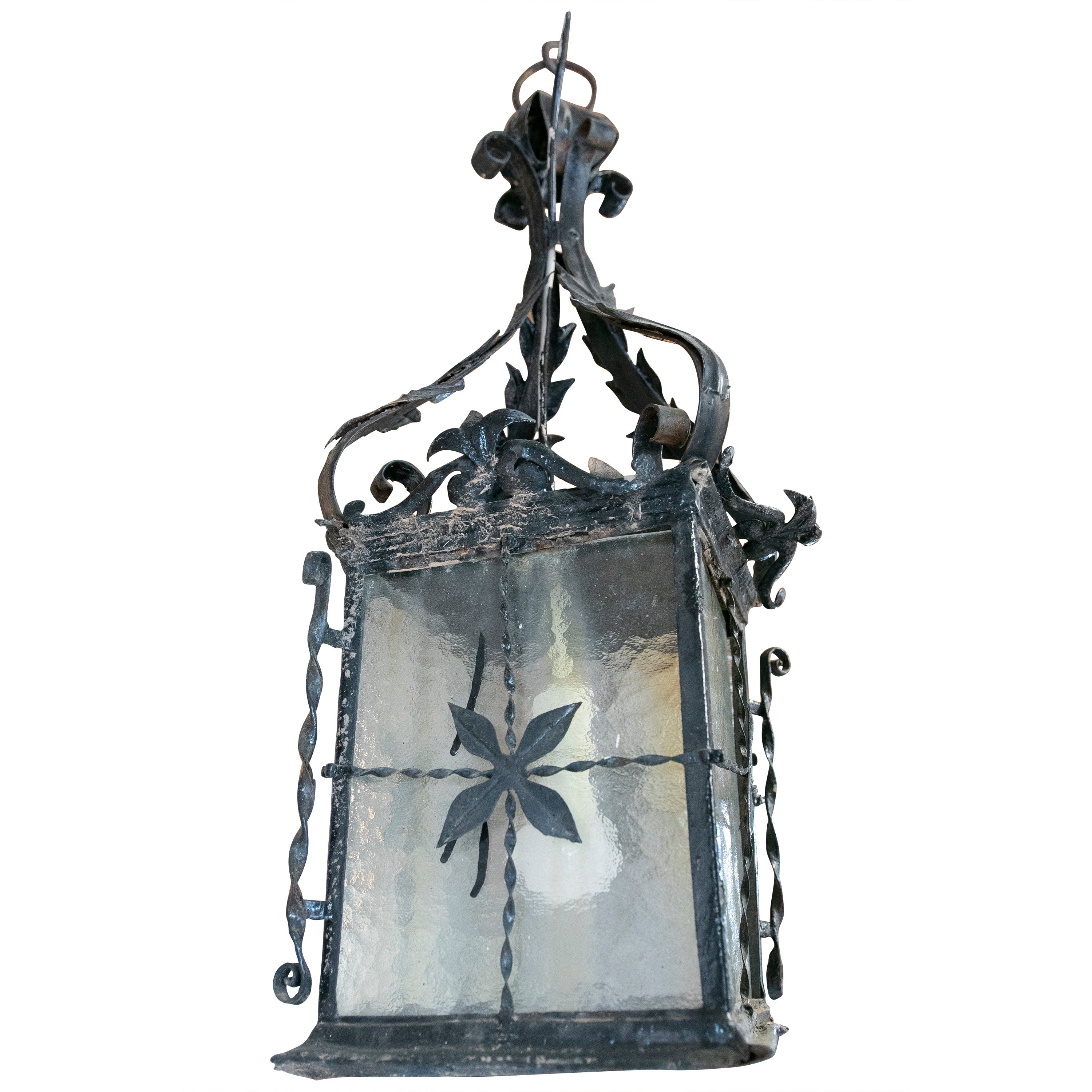 Farol de hierro español de los años 80