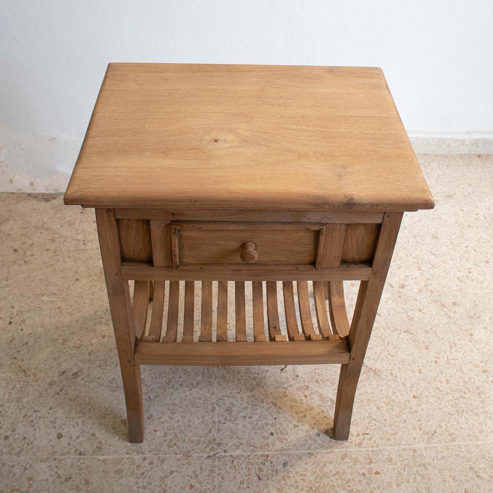 magazine table with drawers
