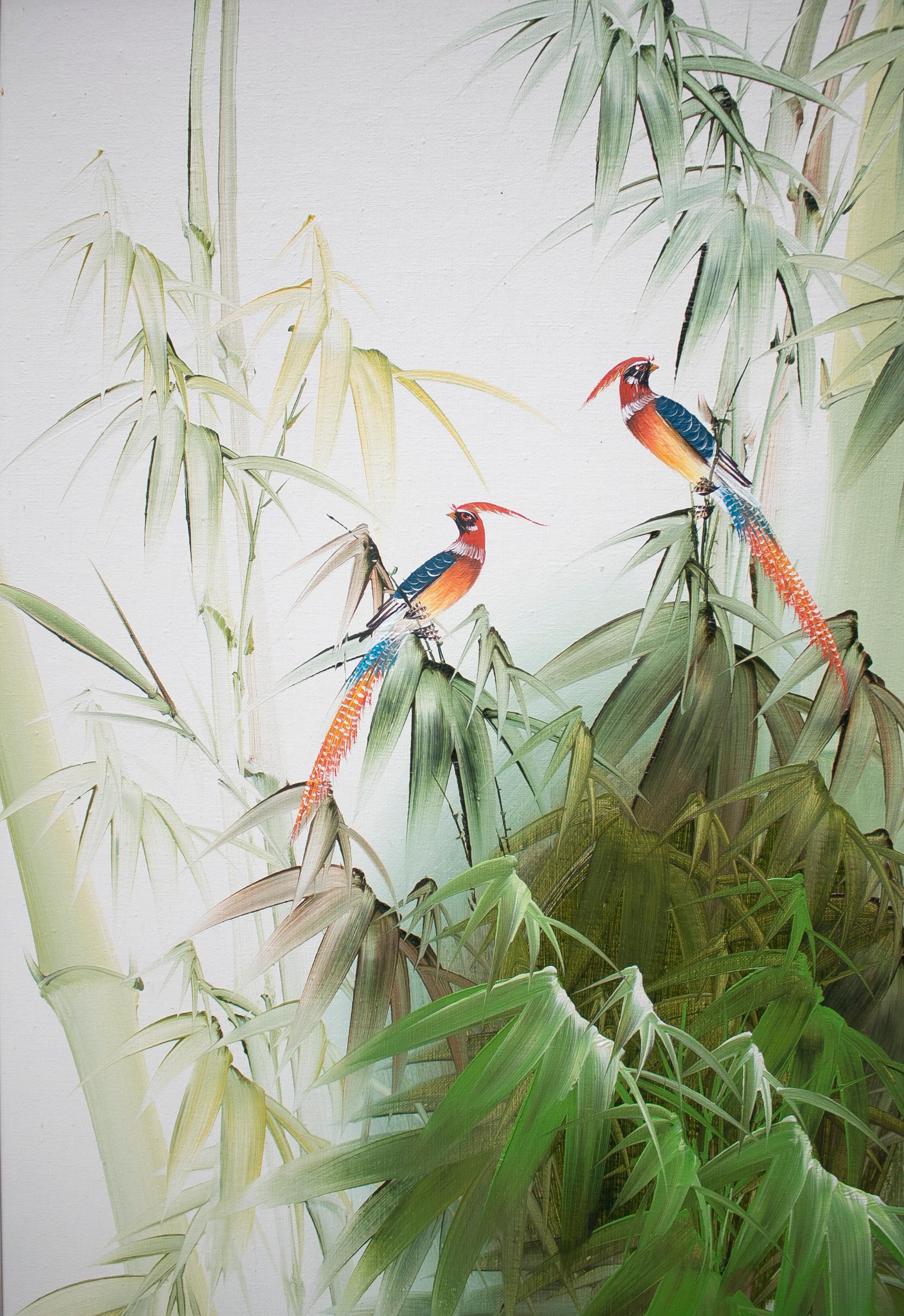 bamboo frame art