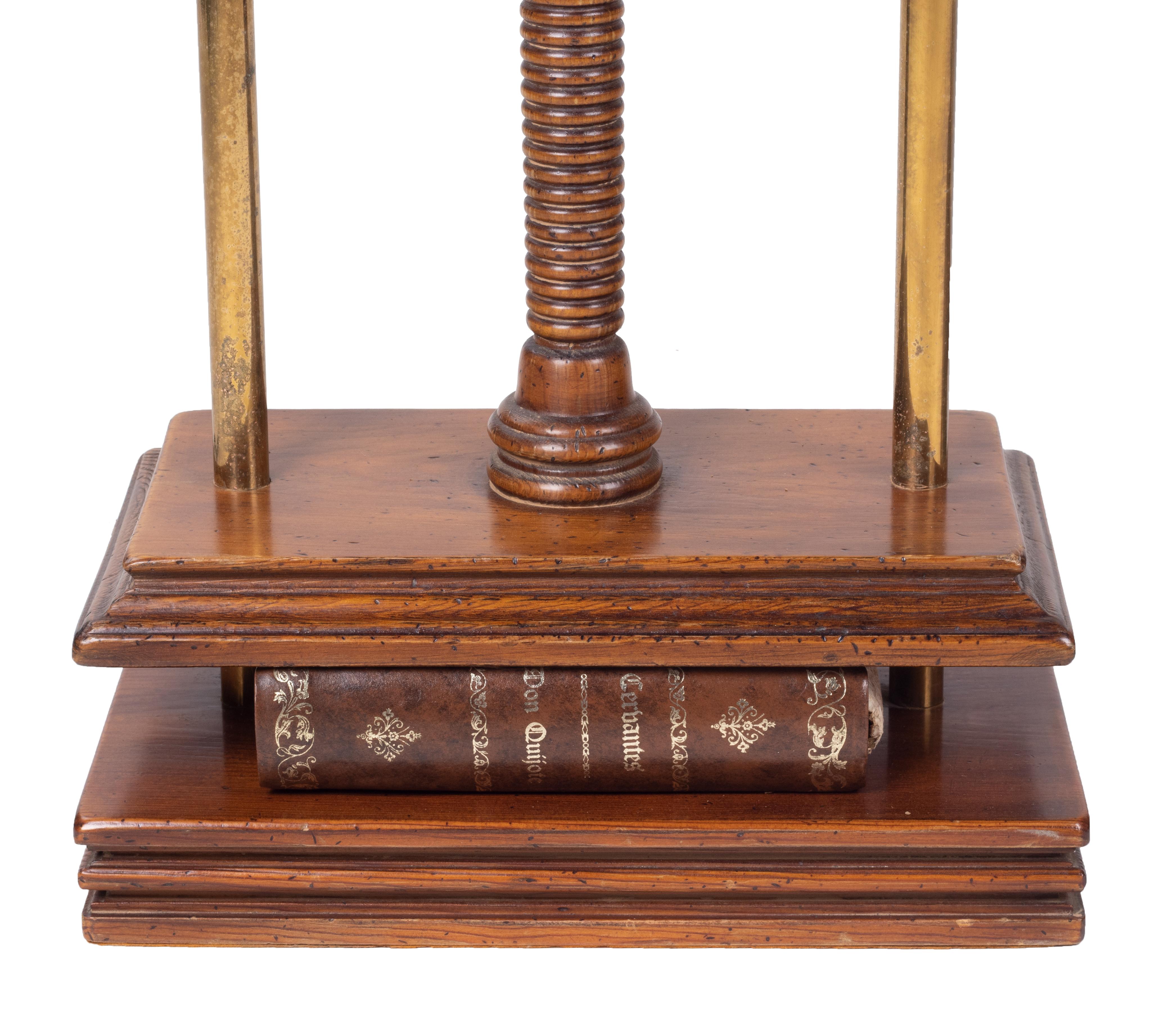 1980s Spanish Pair of Book Press Table Lamps 2