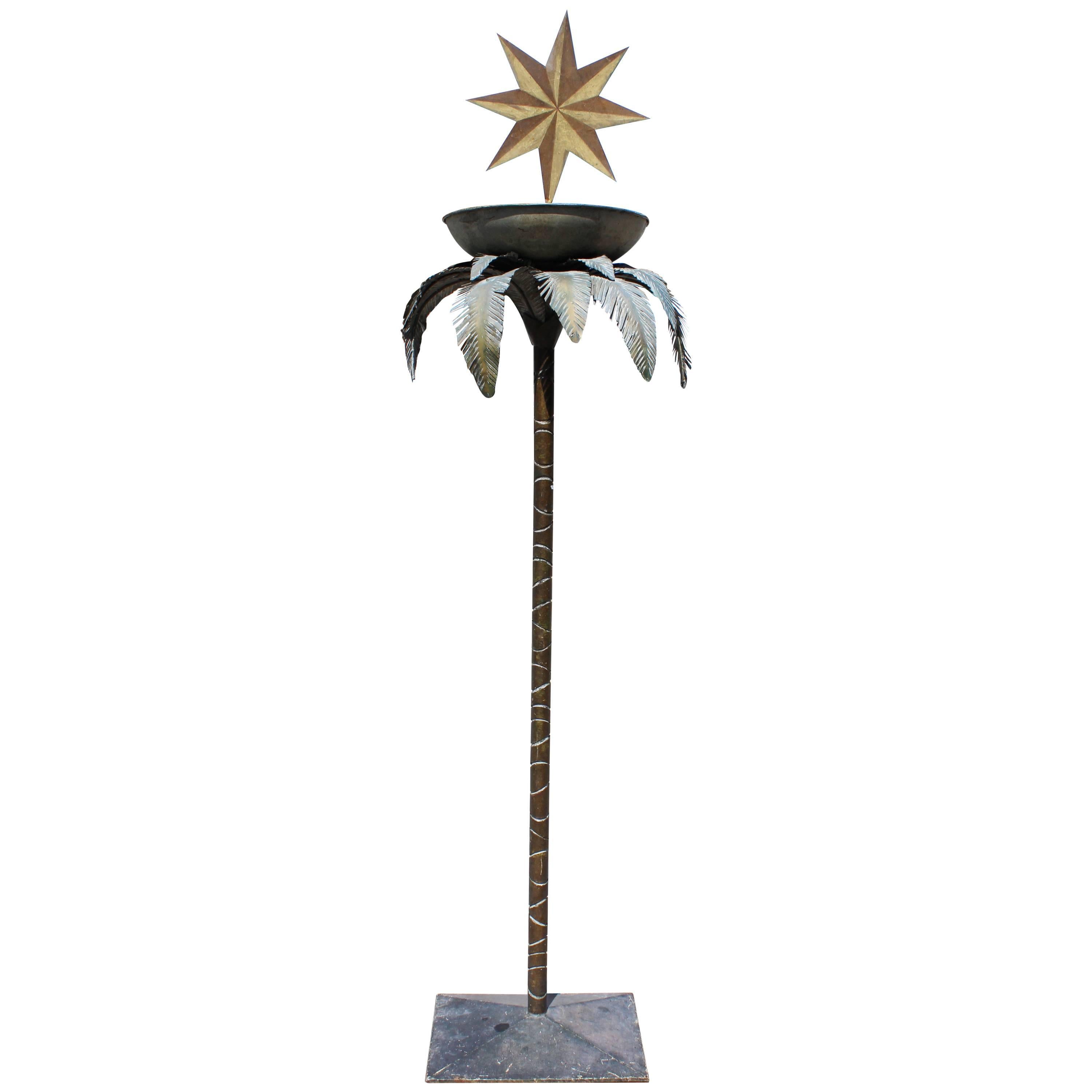 Lampada a stelo in ferro Stars anni '80 in vendita