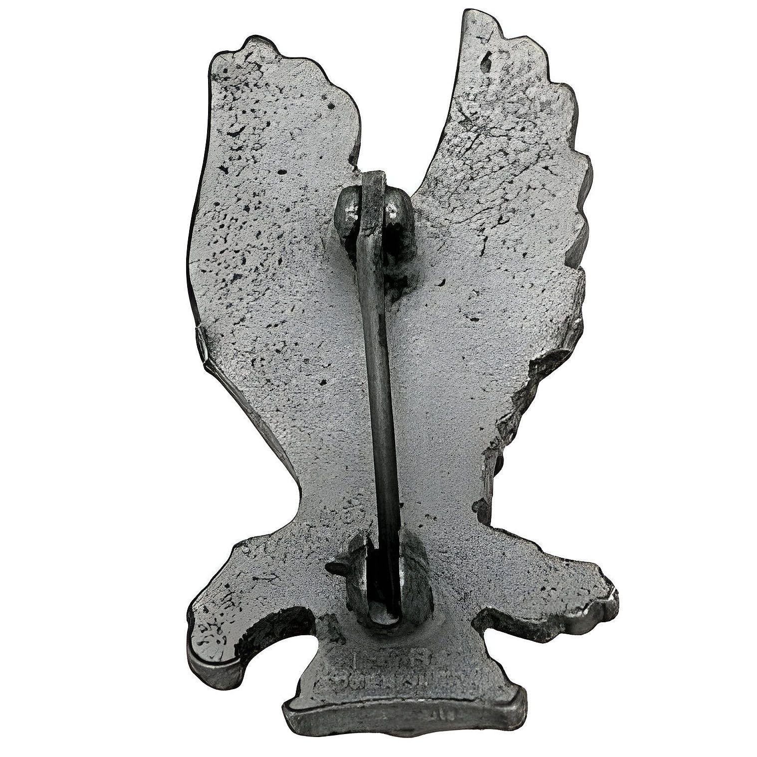 Insigne de revers en argent sterling de l'aigle américain des années 1980 Excellent état - En vente à Van Nuys, CA