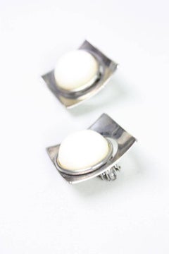 1980's Sterling Silver Mexican Earrings