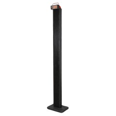 1980s Stilnovo 'Zagar' Black Enameled Floor Lamp by Sergio Carpani