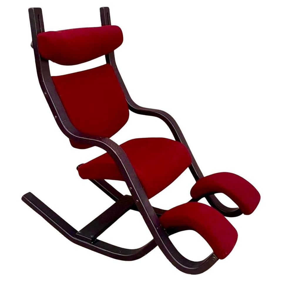 Opsvik Chair Iconic Gravity Balans Reclining Chair by Peter Opsvik for Varier ...