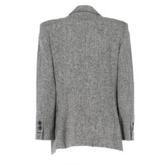 1980s Studio 0001 by Ferré grey wool jacket