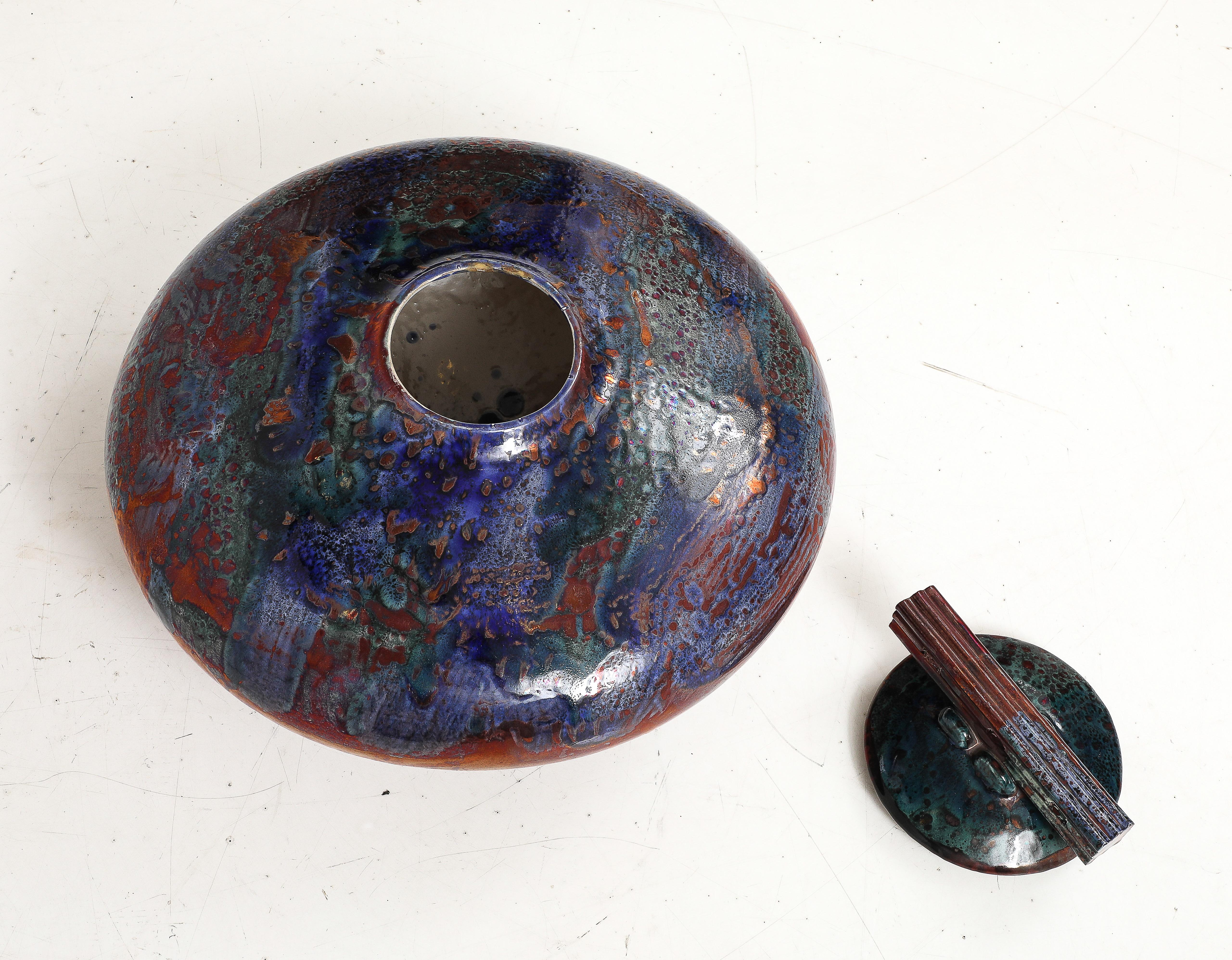 Vaso in ceramica Studio Pottery del 1980 in vendita 6