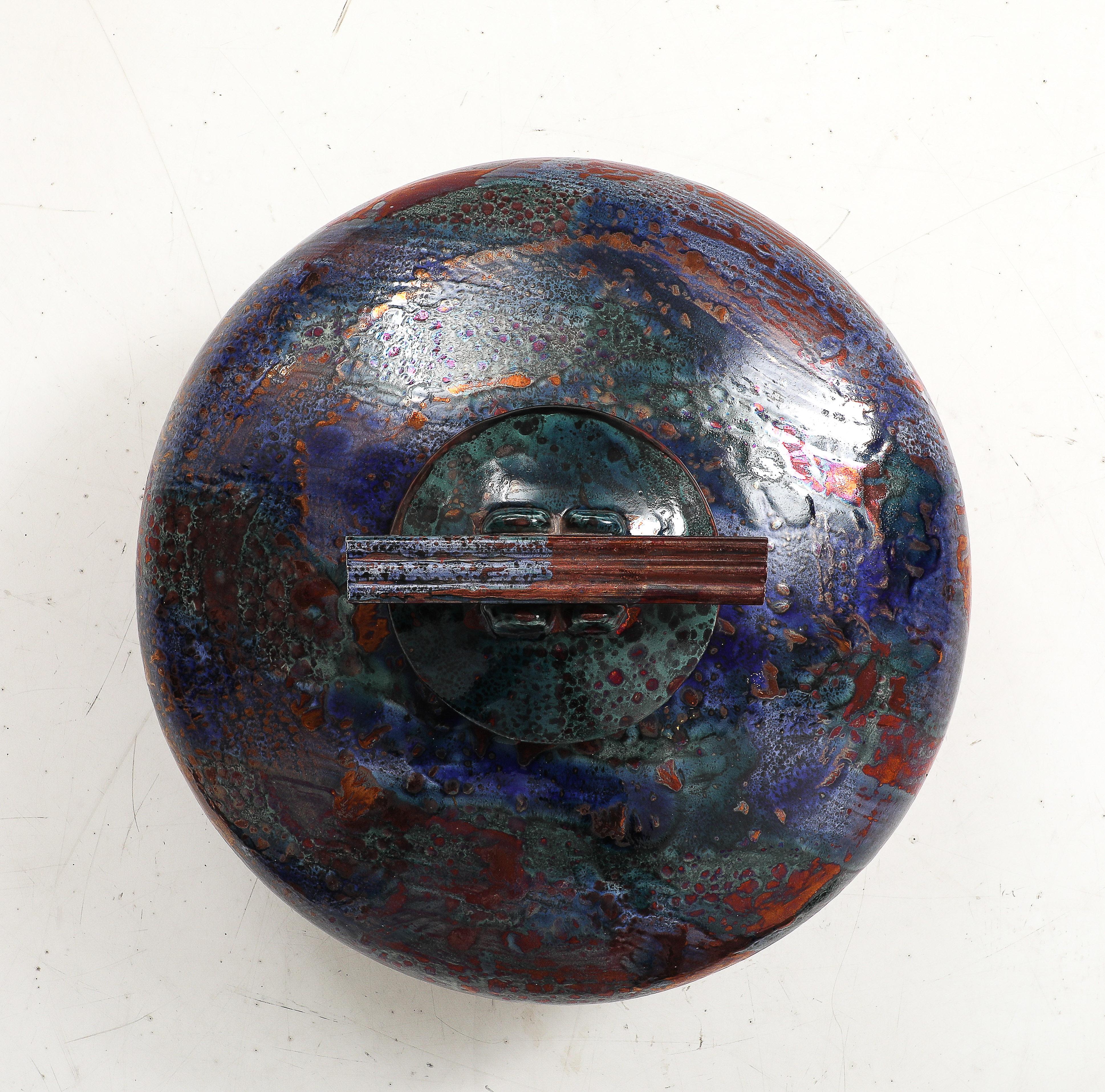 Vaso in ceramica Studio Pottery del 1980 in vendita 2