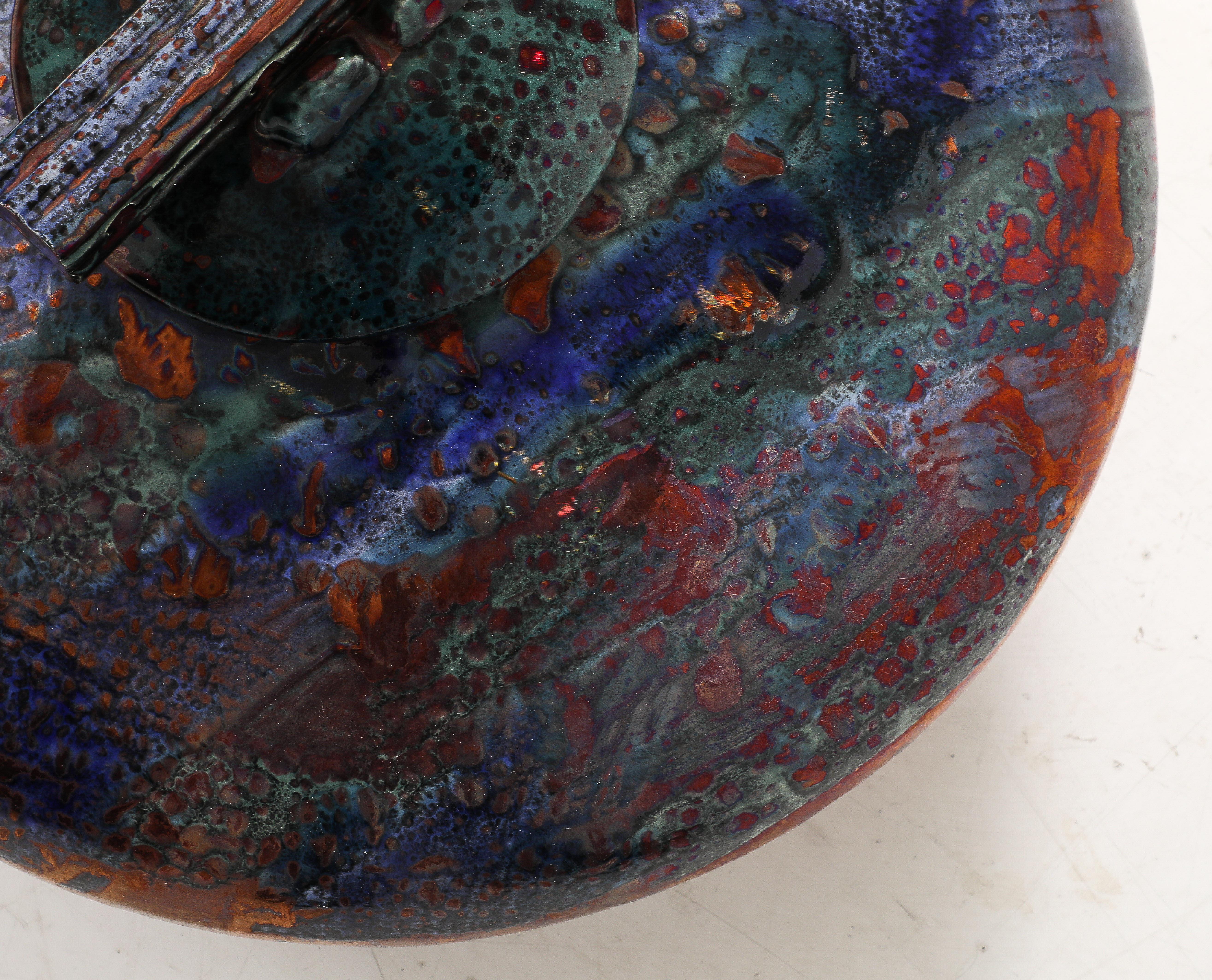 Vaso in ceramica Studio Pottery del 1980 in vendita 3
