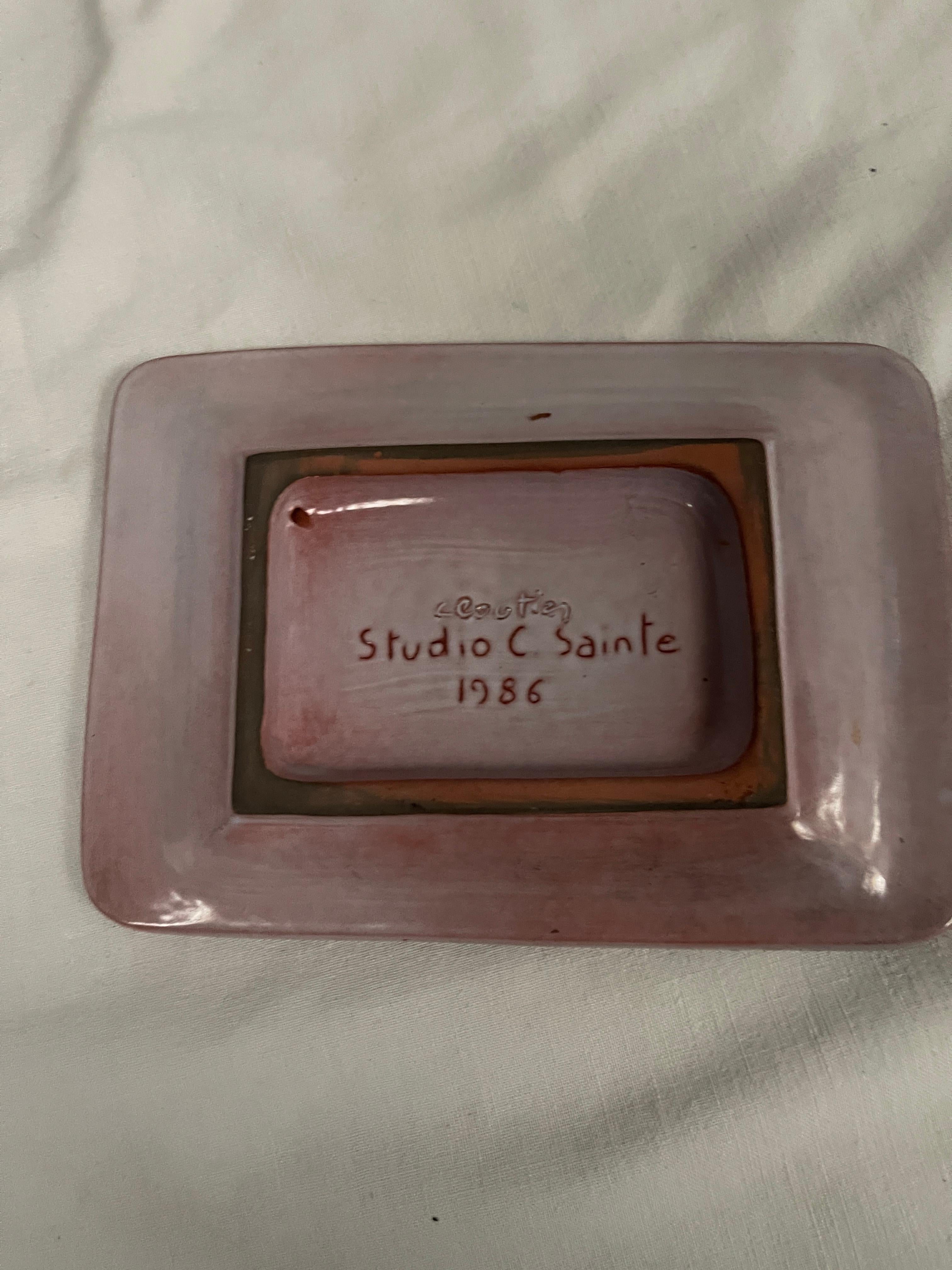 1980's studio pottery ceramic 