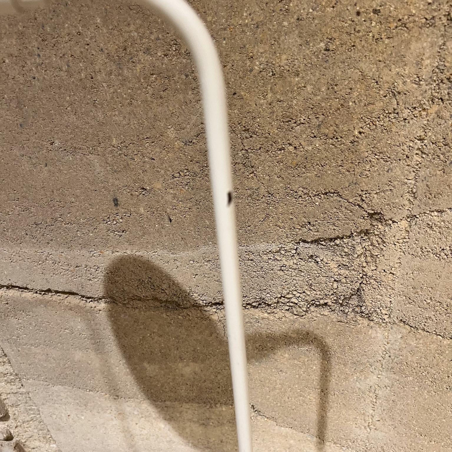 1980s Style Koch & Lowy White Modern Pharmacy Reading Floor Lamp For Sale 6