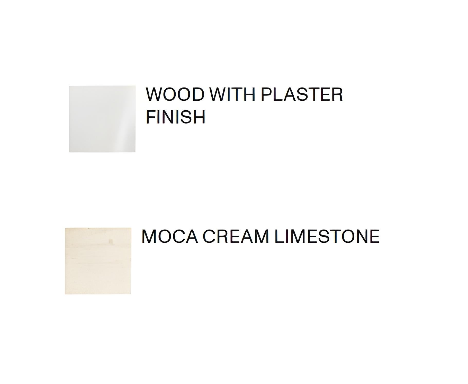 Intonaco Armadio intonacato bianco in stile anni '80 con ante ad arco scolpite di José Castro in vendita