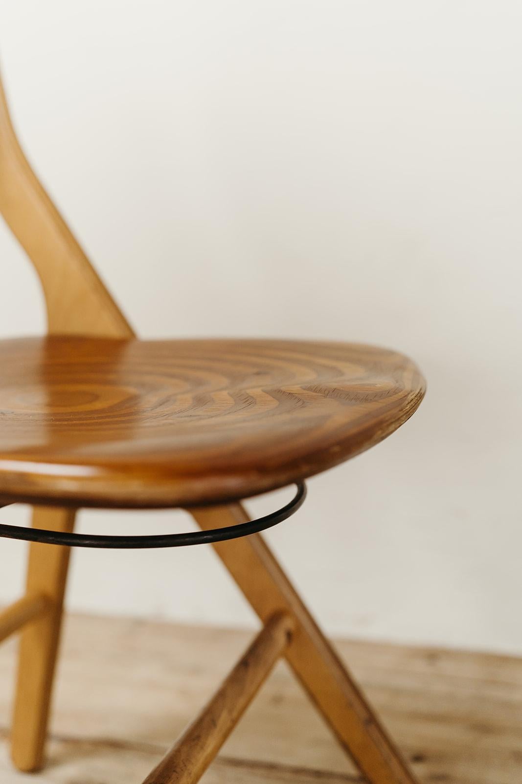 Mesa y 6 sillas de los años 80, del diseñador francés Marc Held en venta 2