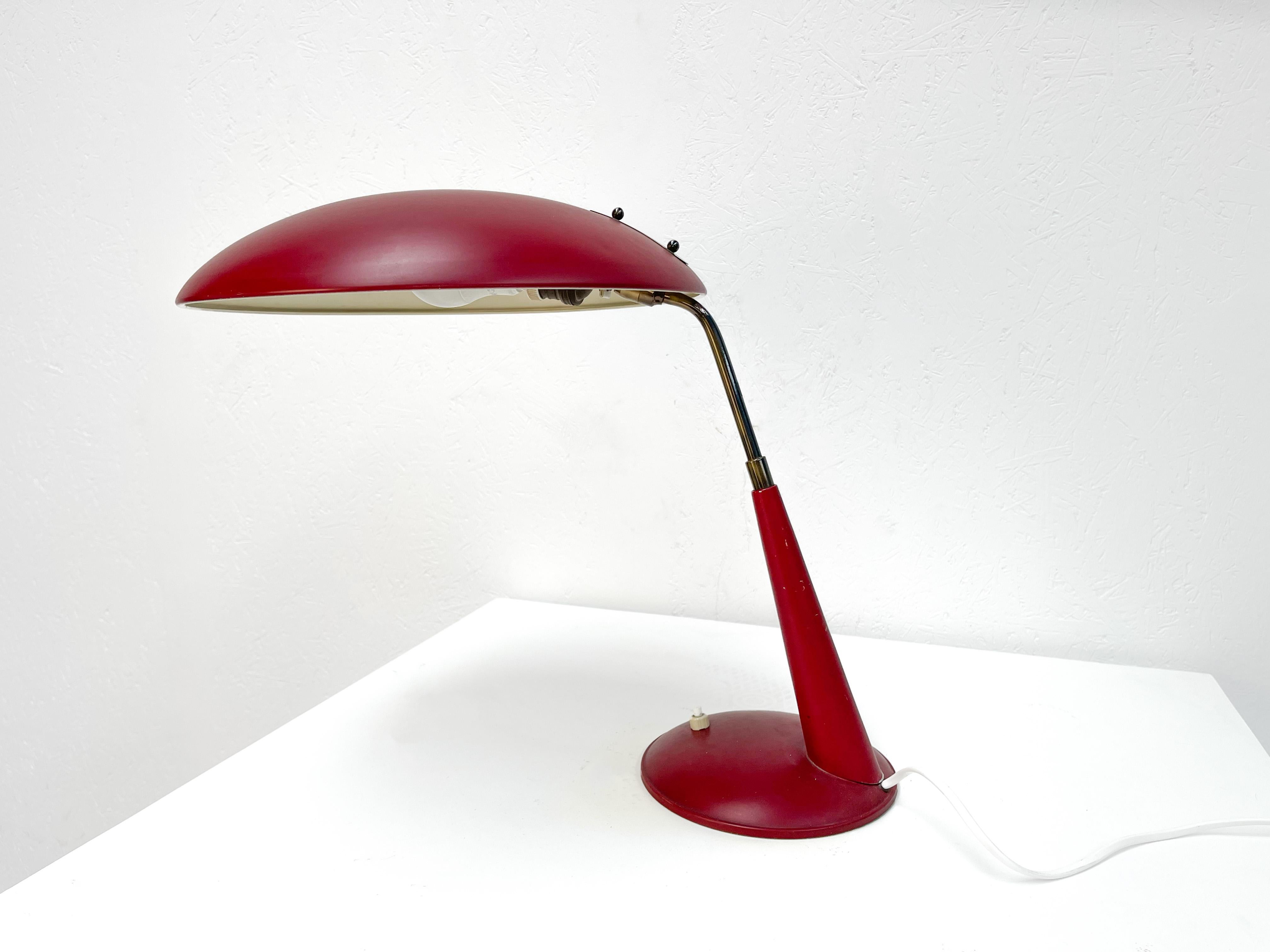1980's Table Lamp by Louis Kalff for Phillips In Good Condition In Nijlen, VAN
