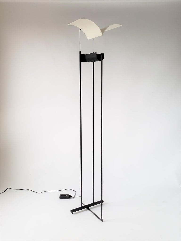 1980s Tall Halogen Floor Lamp Bird In Flight Italy At 1stdibs