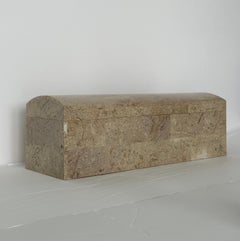 1980s Tavola Oggetti Rectangular Marble Jewelry Box