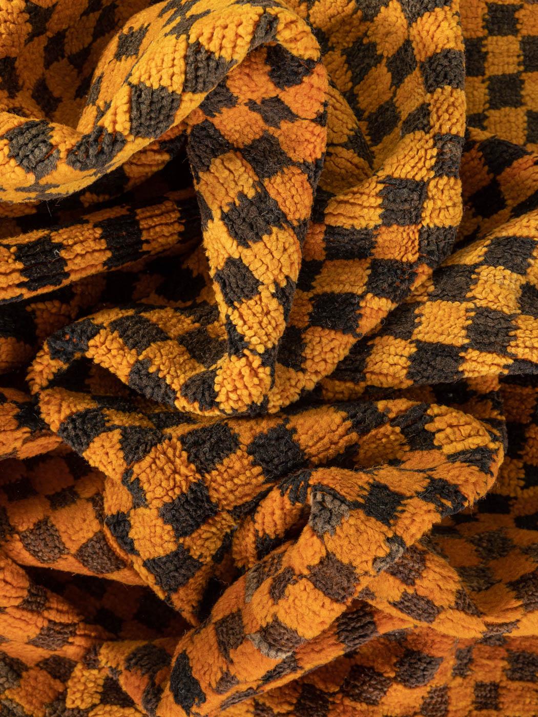 1980s, Taznakht Berber Rug 100% Wool Handmade For Sale 1