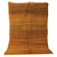Vintage 1980s, Taznakht Berber Rug 100% Wool Handmade