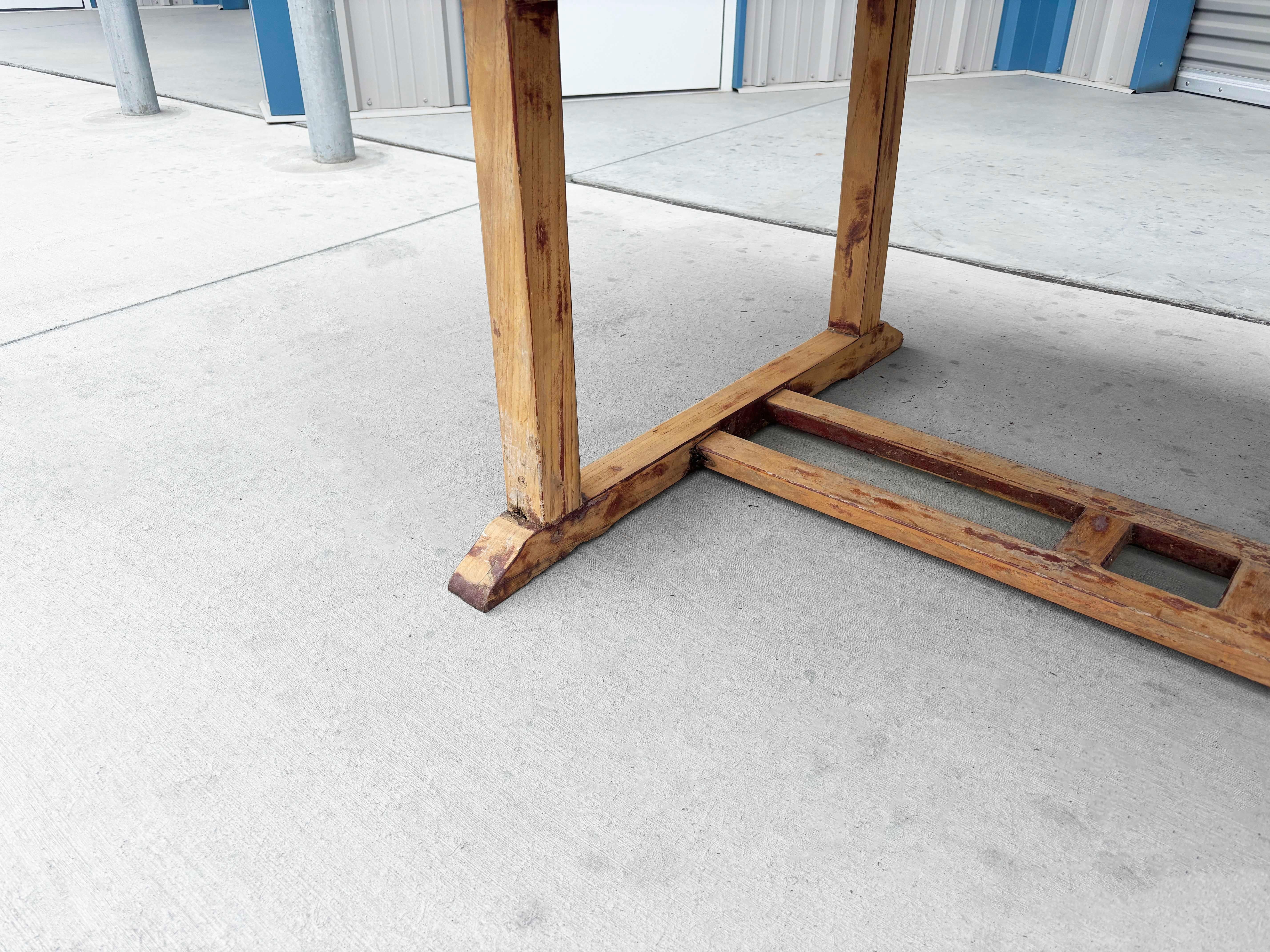 1980s Teak Patio Dining Table & 8 Chairs 6